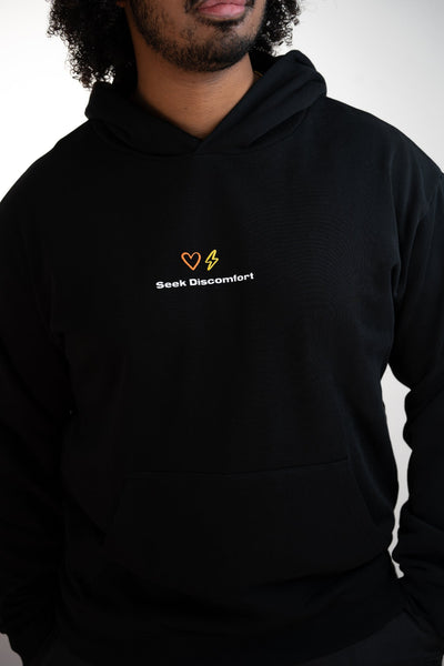 Black All the Love Hoodie – Seek Discomfort