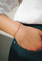 Gold Lucent Arc Bracelet