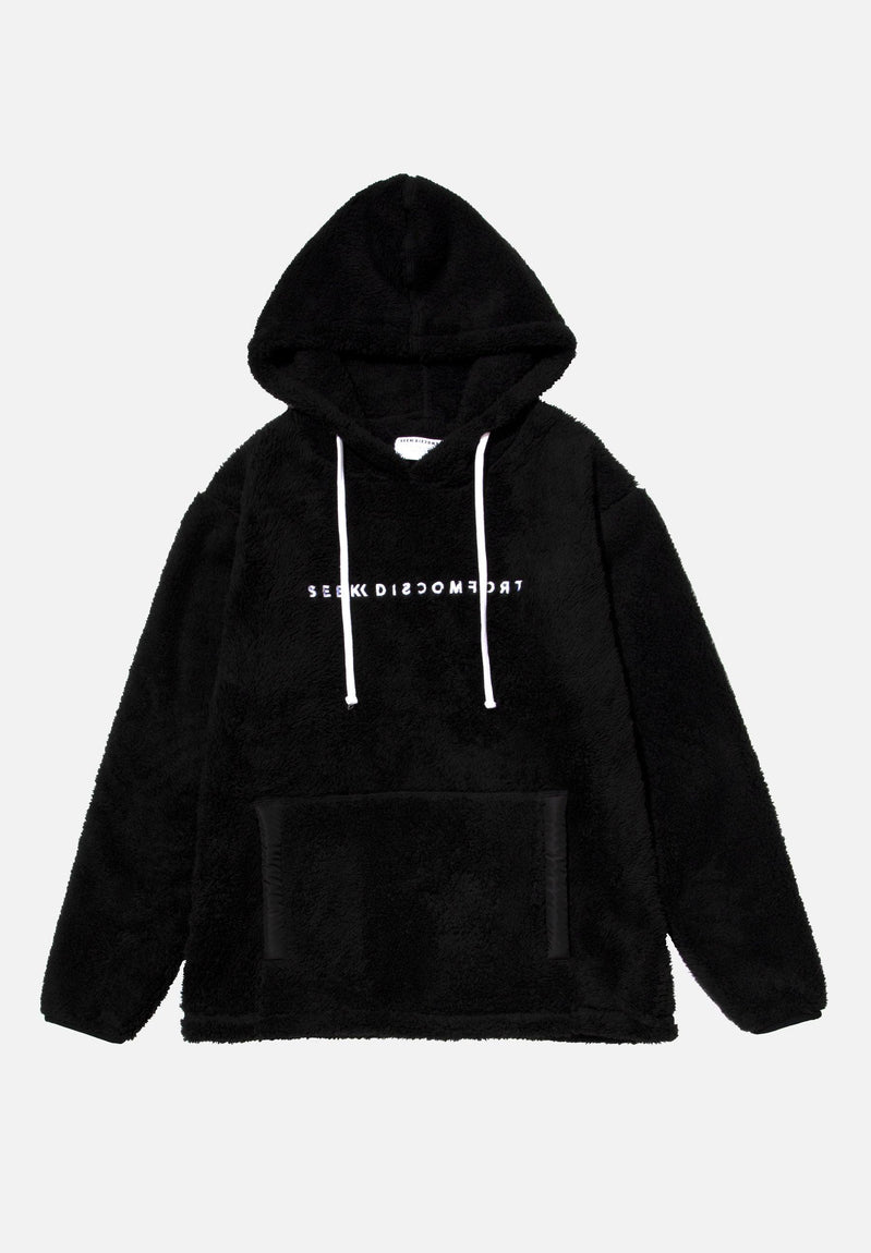 Black Sherpa Hoodie