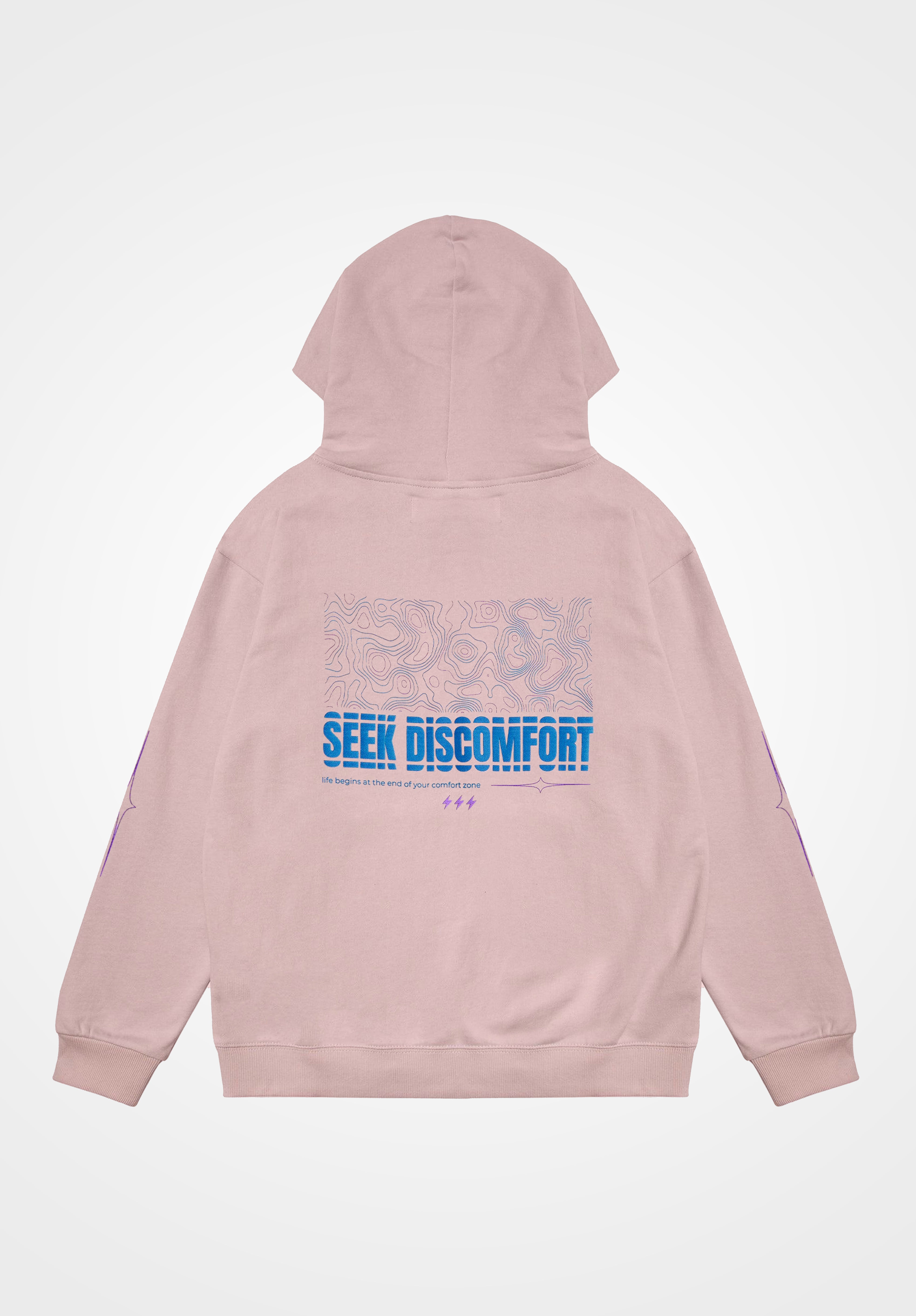 Seek Discomfort Unisex high quality You Are Not Alone Hoodie Size XL Color Bone